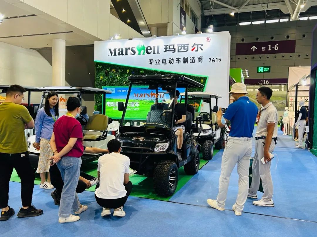 玛西尔电动车亮相深圳国际高尔夫运动博览会