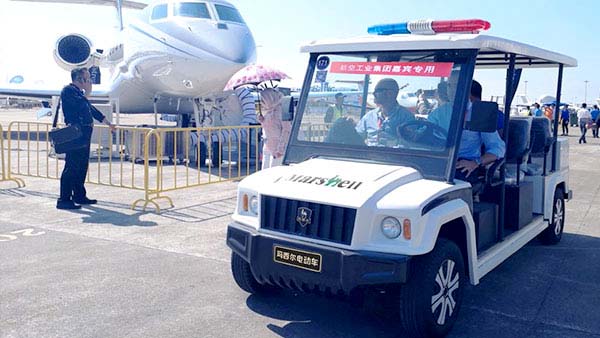 玛西尔警用巡逻车北京大兴国际机场正式投运