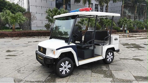 维护校园安全，玛西尔电动巡逻车出动