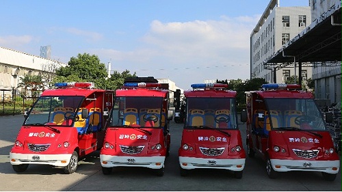 电动消防车，为安全作保障