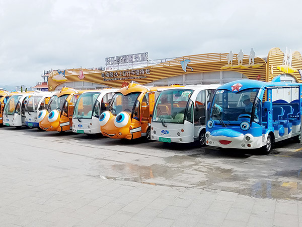 玛西尔海豚观光车入驻三亚蜈支洲岛案例