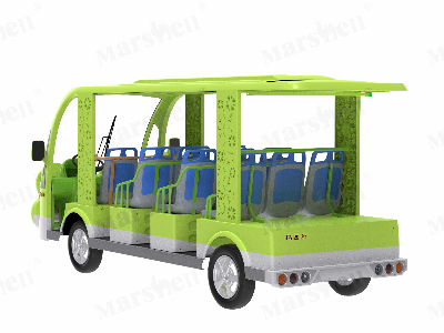 青蛙主题造型电动观光车