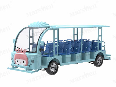珊瑚主题造型电动观光车