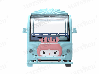 珊瑚主题造型电动观光车