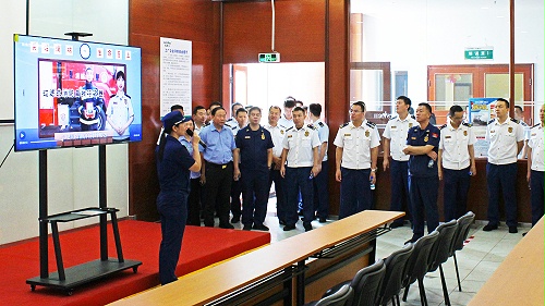 肇庆市消防救援支队组织观摩广东玛西尔微型消防体验站