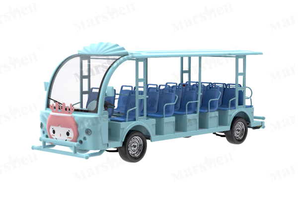 珊瑚主题造型电动观光车