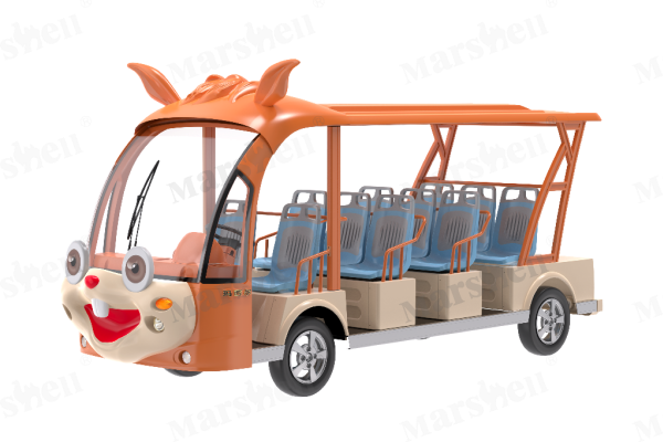 兔子主题造型电动观光车