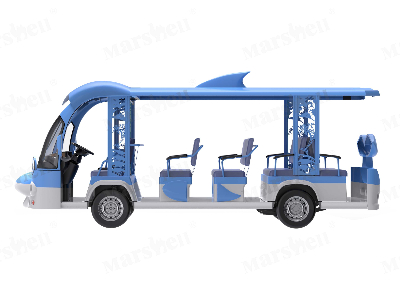 海豚造型观光车