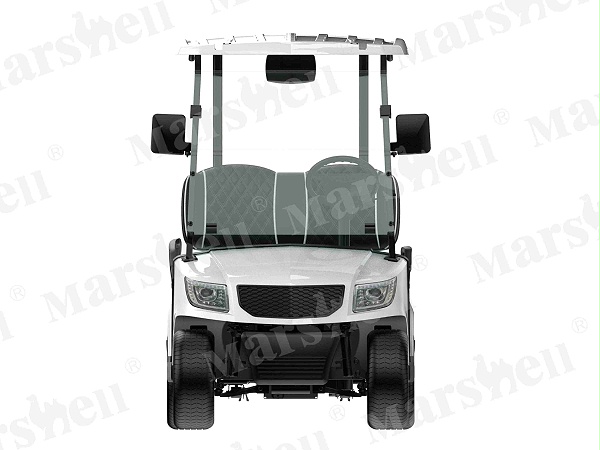 两座电动高尔夫球车