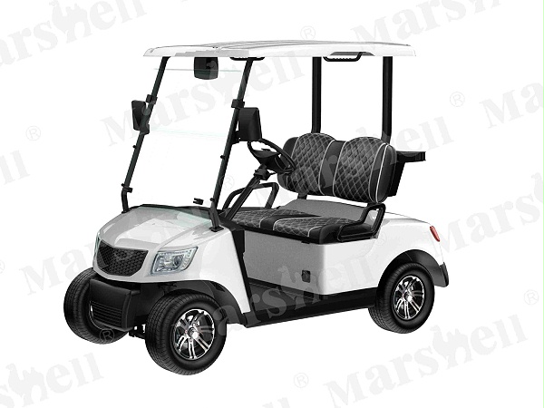 两座电动高尔夫球车
