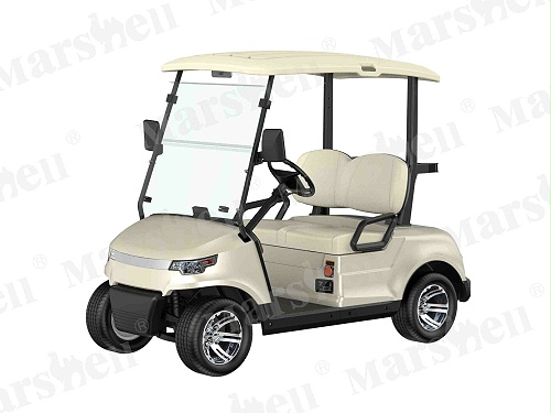 两座电动高尔夫球车