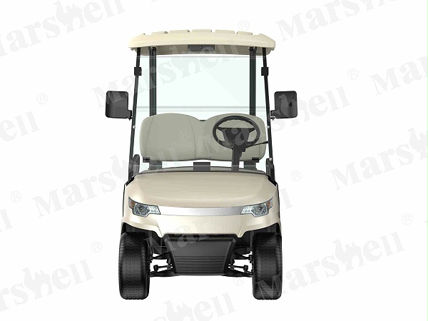 两座电动高尔夫球车