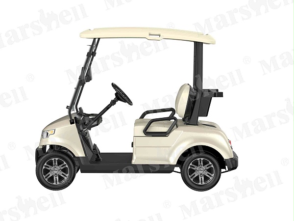 两座电动高尔夫球车