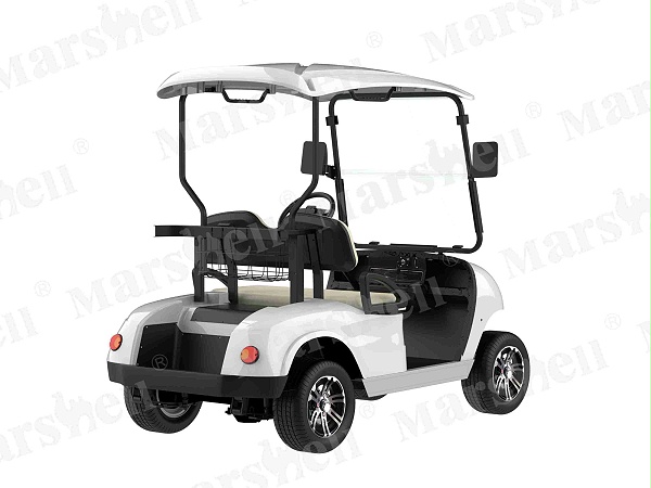 两座电动高尔夫球车