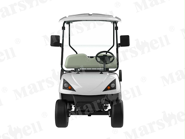 两座电动高尔夫球车