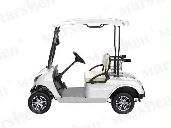 两座电动高尔夫球车