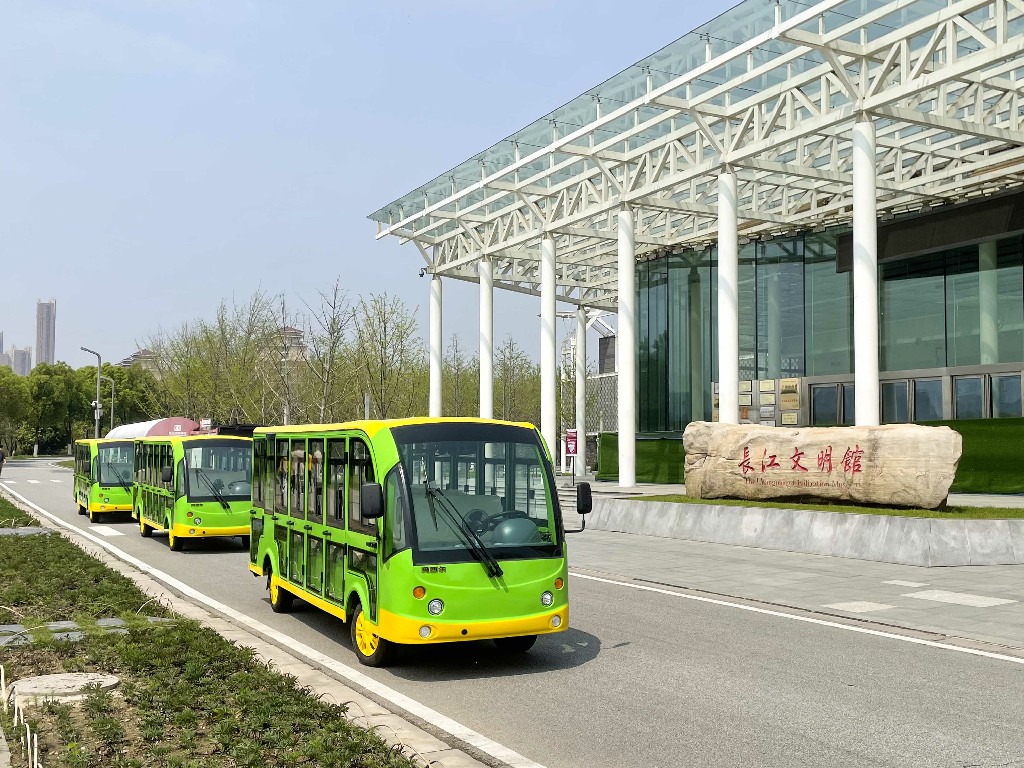 红色文化景区观光车