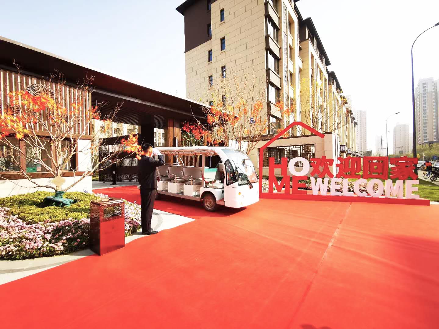 房地产电动观光车