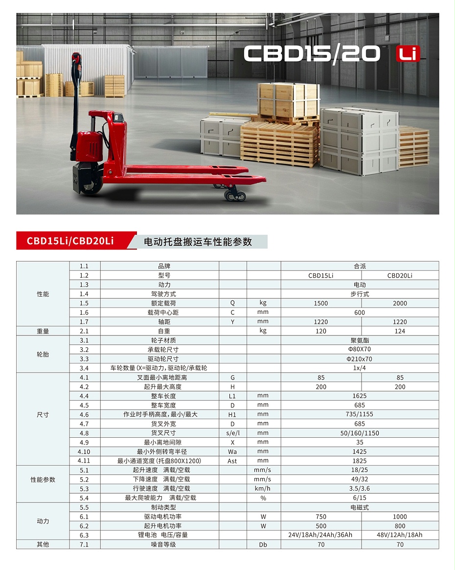 合派金刚仔电动搬运车