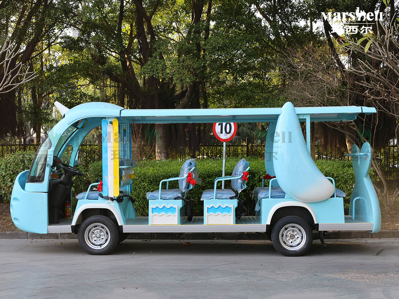 鲲主题造型观光车