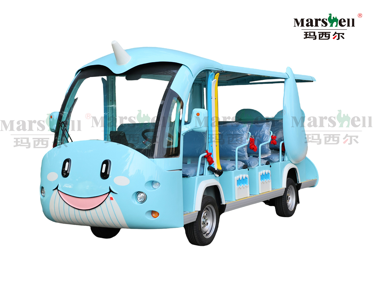 鲲主题造型观光车