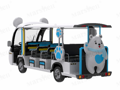 北极熊主题造型电动观光车