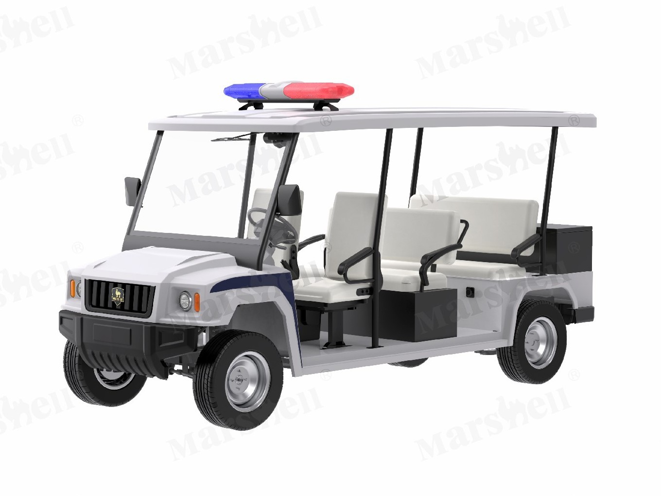 八座电动巡逻车-悍马款