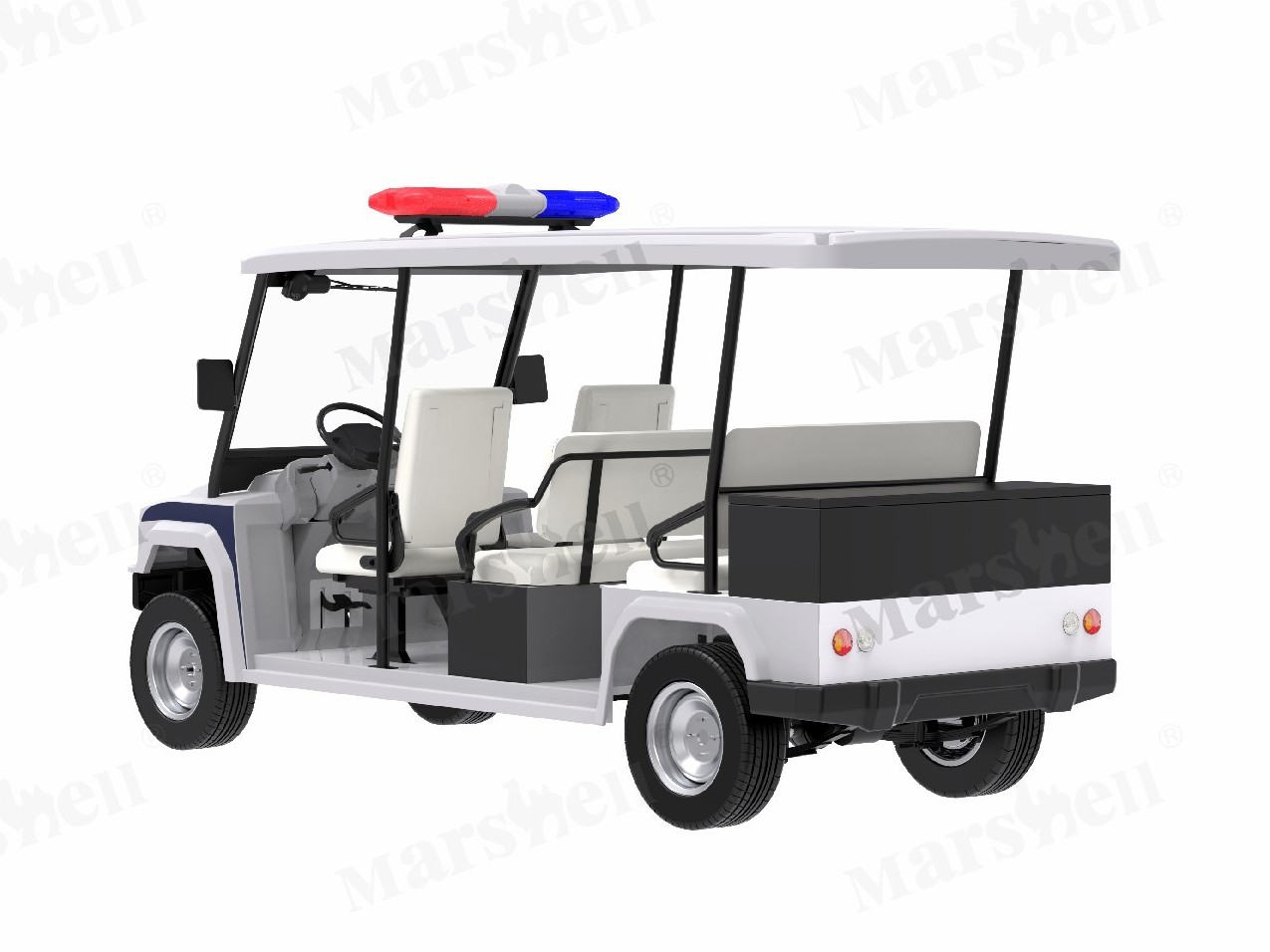 八座电动巡逻车-悍马款