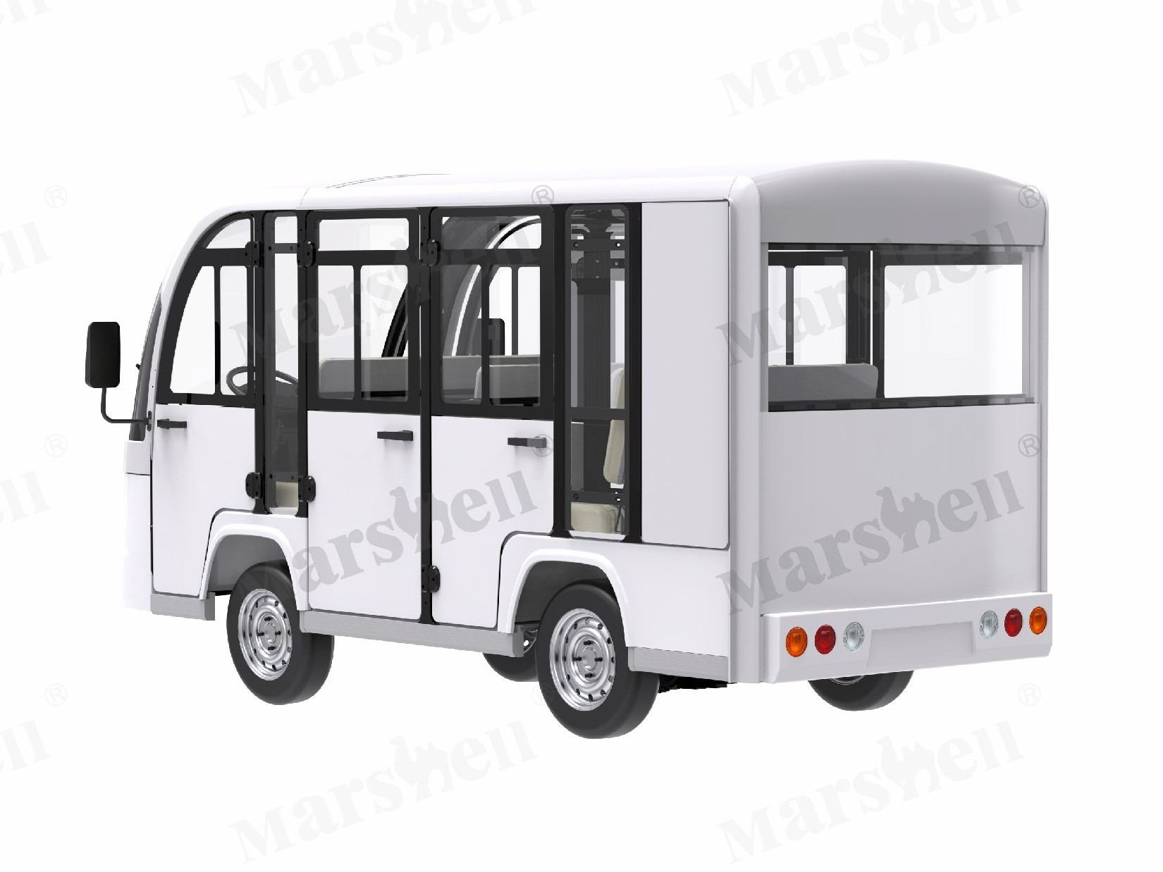 八座封闭观光车