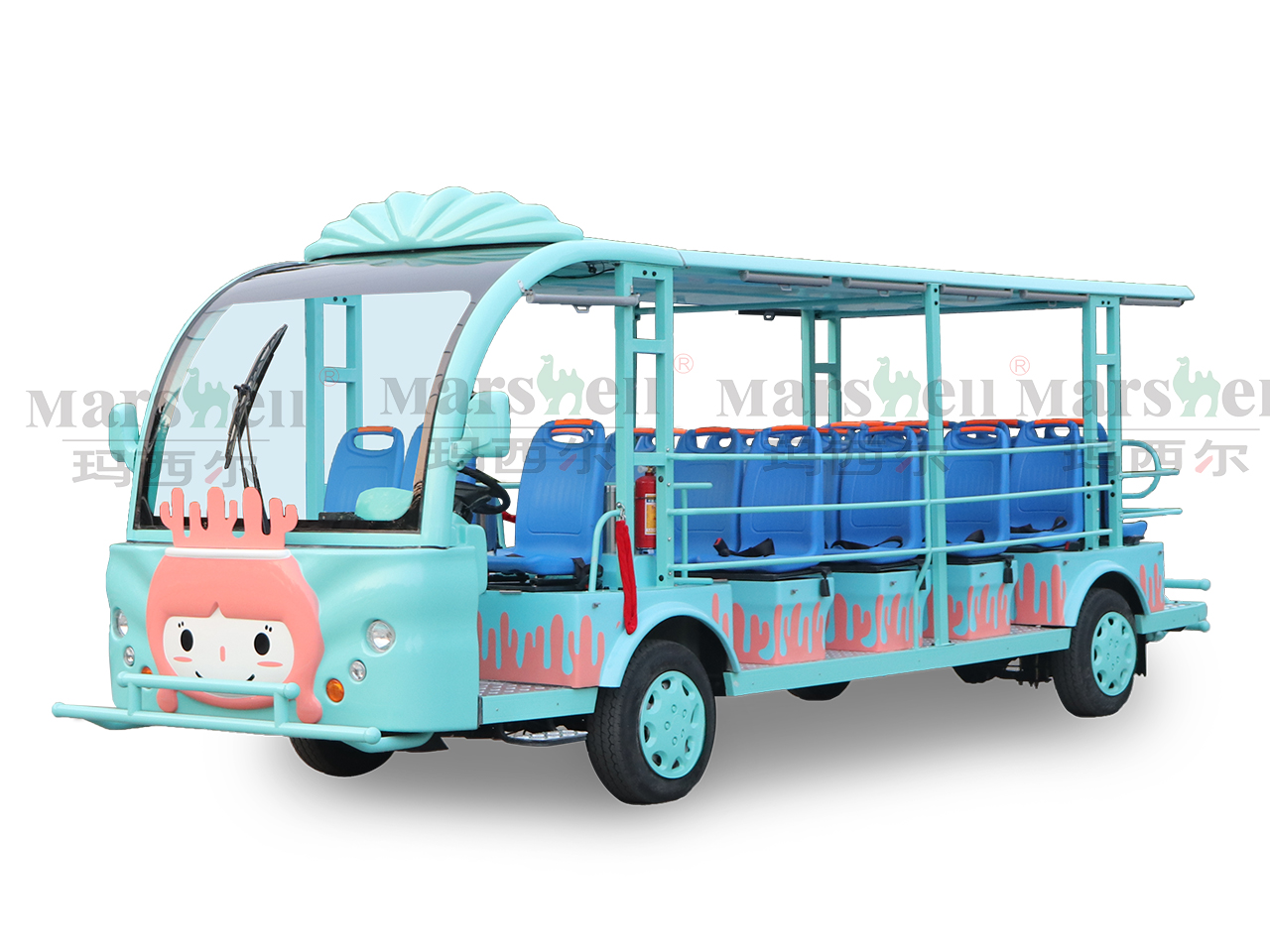 珊瑚主题造型观光车