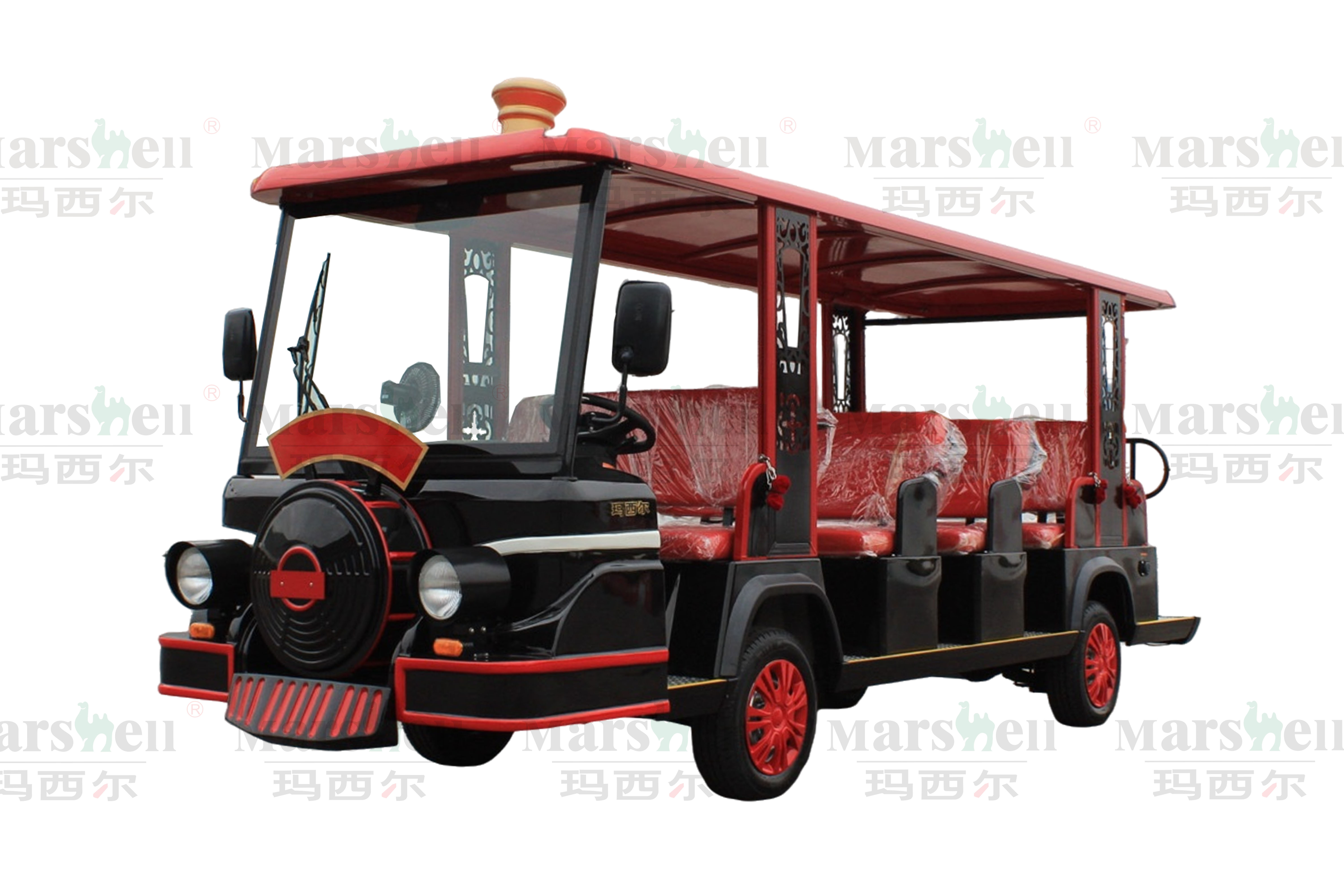 珊瑚主题造型观光车