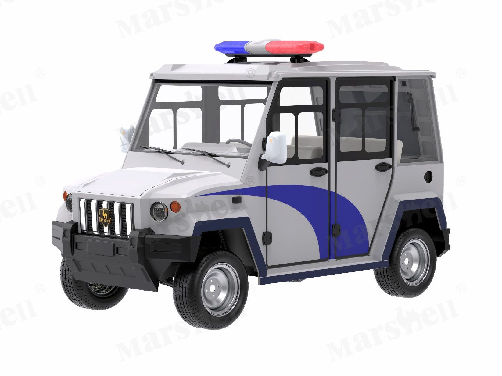 五座封闭巡逻车-战盾款