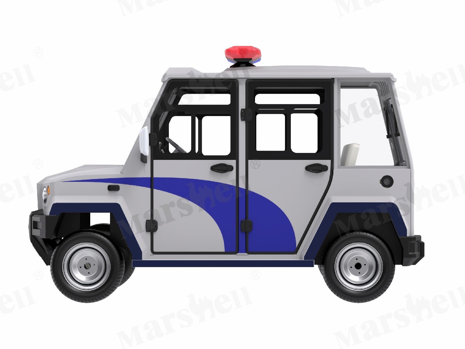 五座封闭巡逻车-战盾款